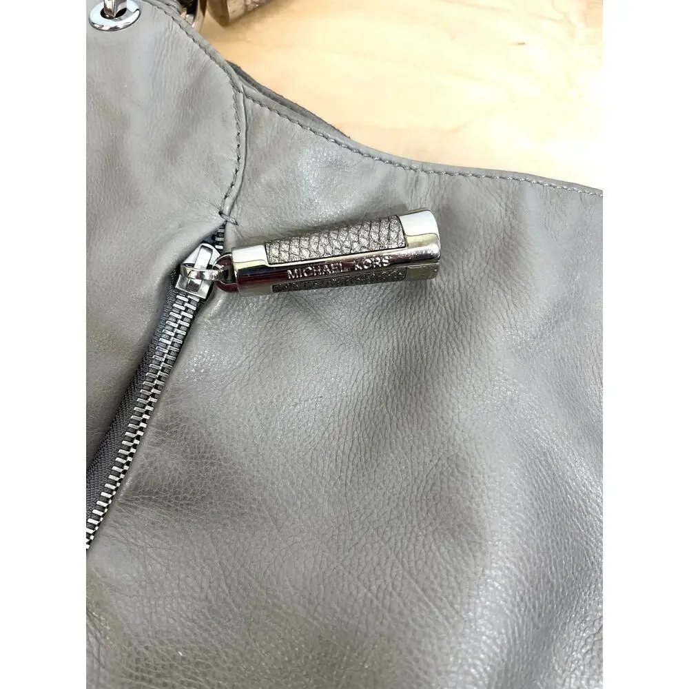 MICHAEL‎ KORS COLLECTION Tonne Taupe/Tan Calfskin/Snakeskin Hobo Bag